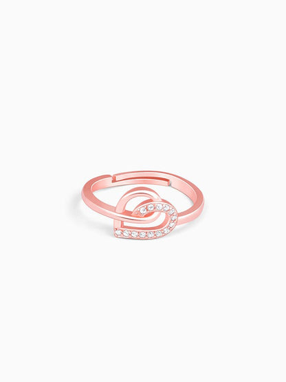 Rose Gold Love Struck Ring