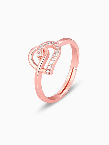 Rose Gold Love Struck Ring