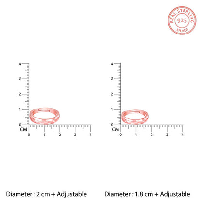 Rose Gold Partners in Fun Couple Bands