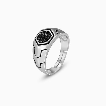 Silver Black is King Ring For Him