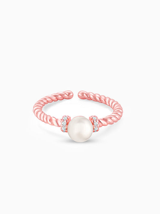 Rose Gold Pearl Of Paradise Ring