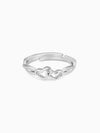 Silver Locked-in-Love Ring