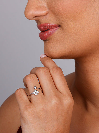 Silver Floret Ring