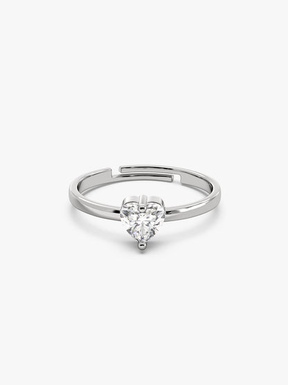 Silver Passionate Love Ring