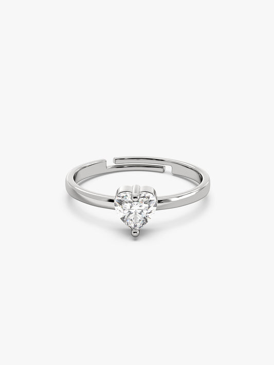 Silver Passionate Love Ring