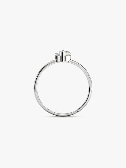 Silver Passionate Love Ring