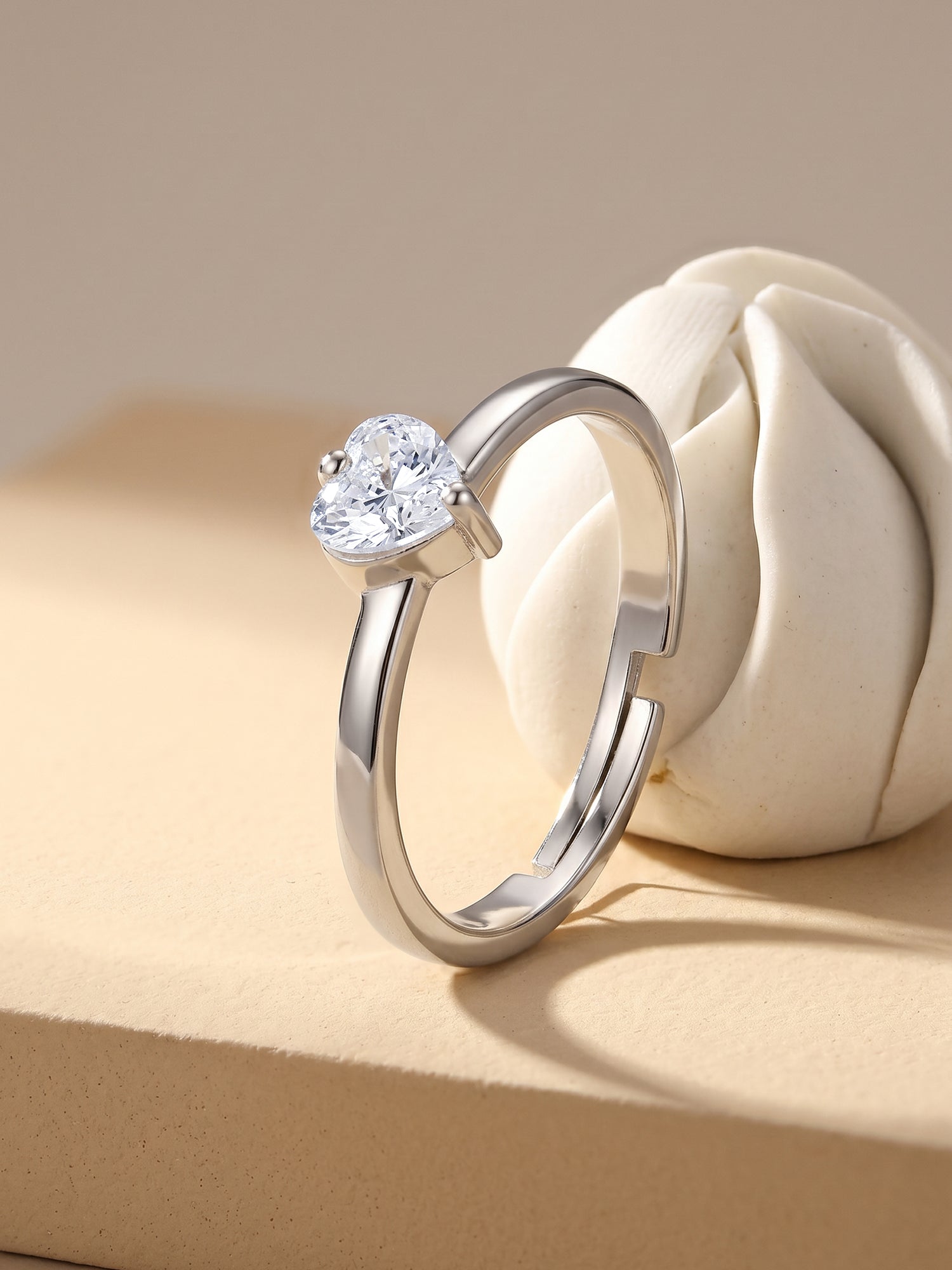 Silver Passionate Love Ring