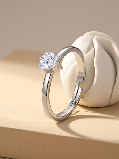 Silver Passionate Love Ring