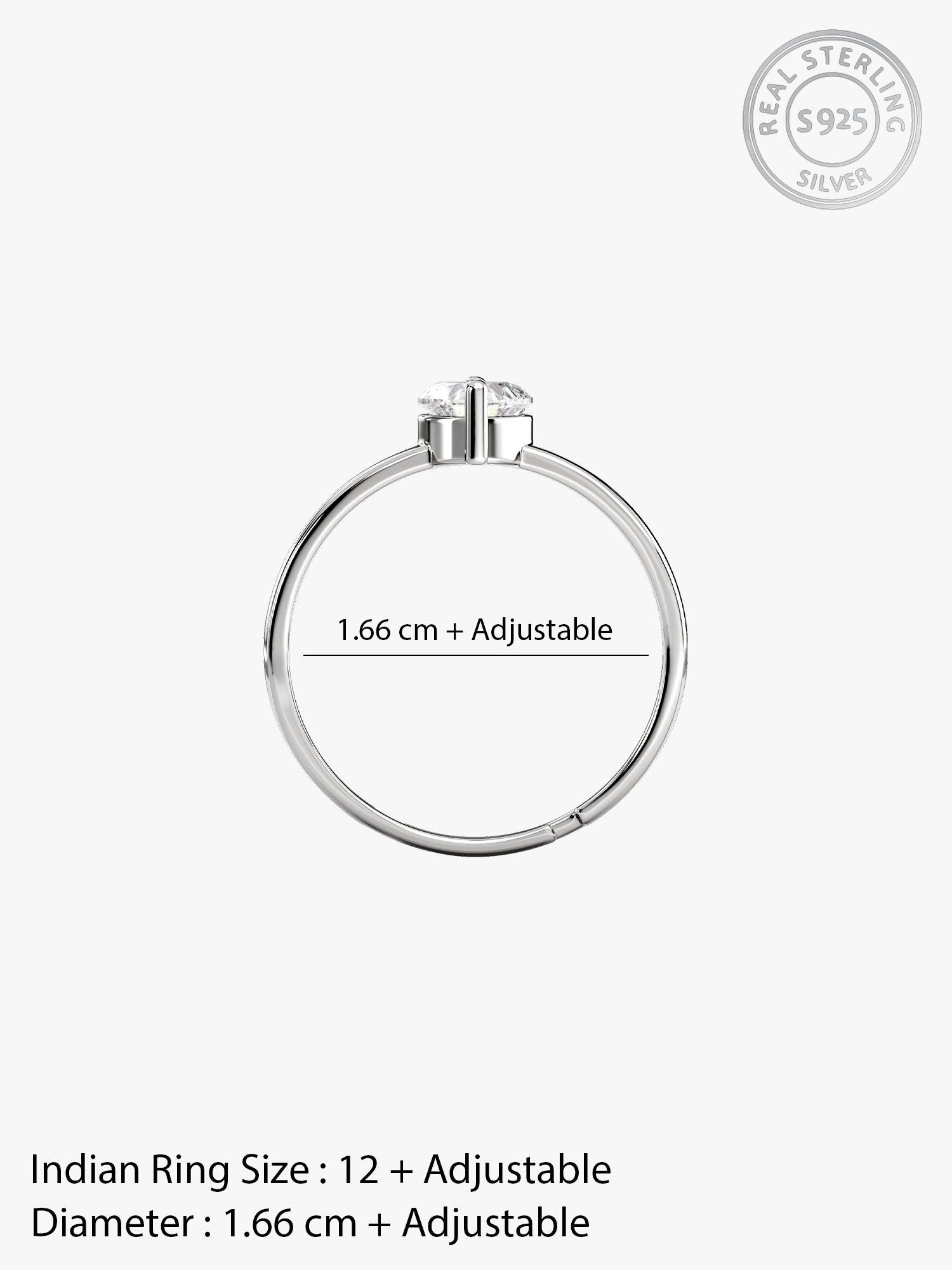 Silver Passionate Love Ring