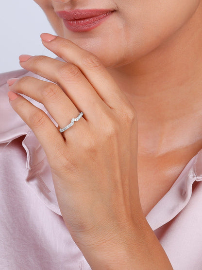 Silver Cupid Arrow Ring