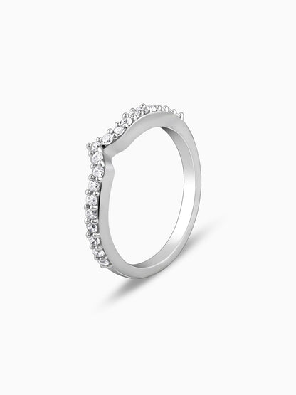 Silver Cupid Arrow Ring