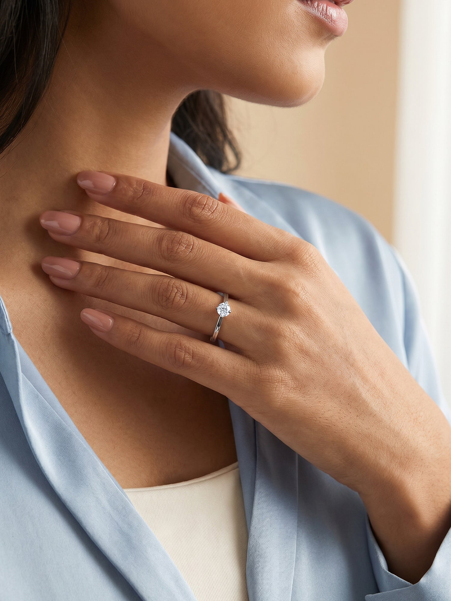Silver Zircon Love Island Ring