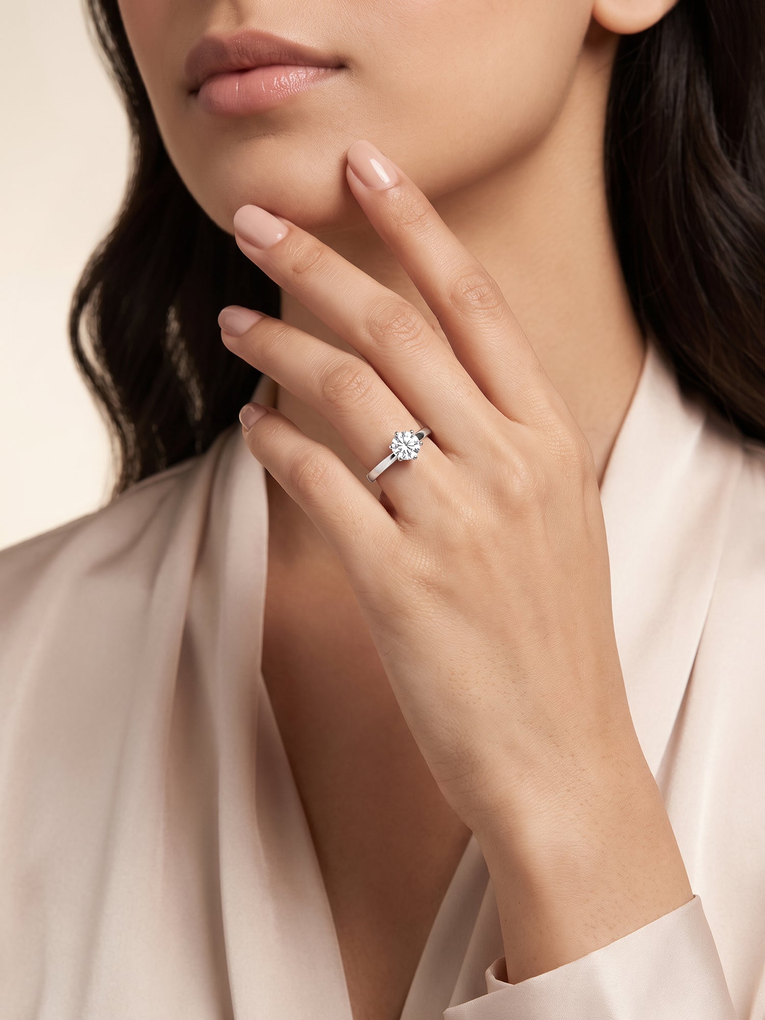 Silver Snowfall Ring