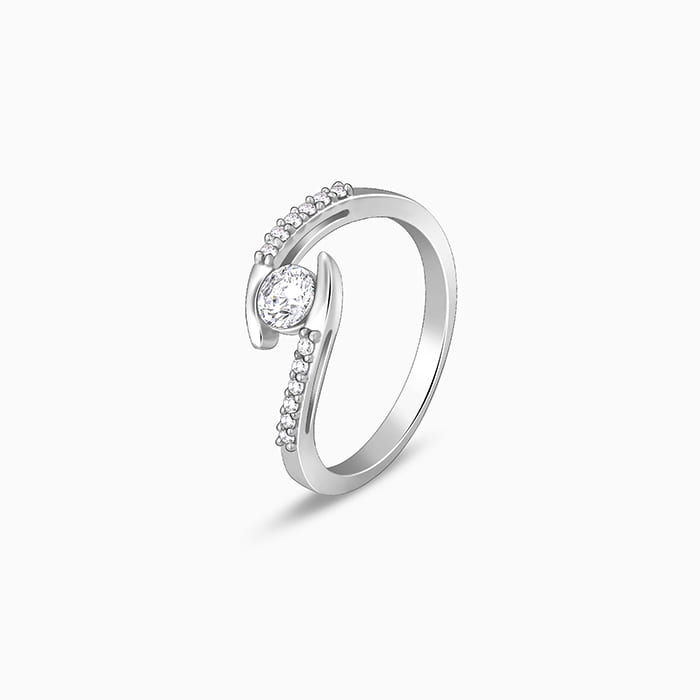 Huitan Simple Heart Ring For Women Female Cute Finger Rings Romantic  Birthday Gift For Girlfriend Fashion Zircon Stone Jewelry | mindful-moms.com