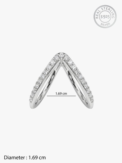 Kriti Sanon Silver Beautiful Vanki Ring