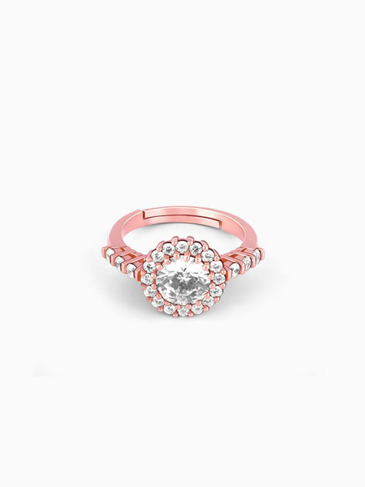 Rose Gold Shimmer Ring