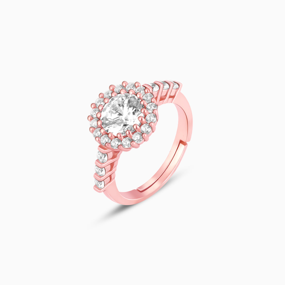 Rose Gold Grace Of Simplicity Stackable Rings