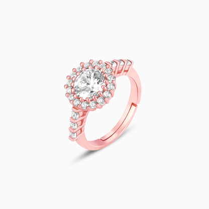 Rose Gold Grace Of Simplicity Stackable Rings
