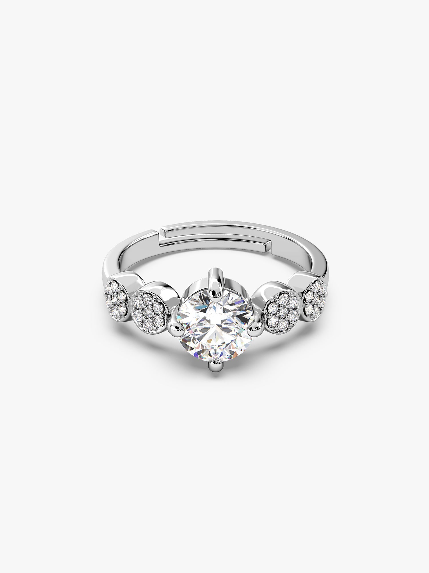Silver Attracted To You Ring