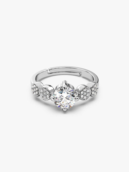 Silver Attracted To You Ring