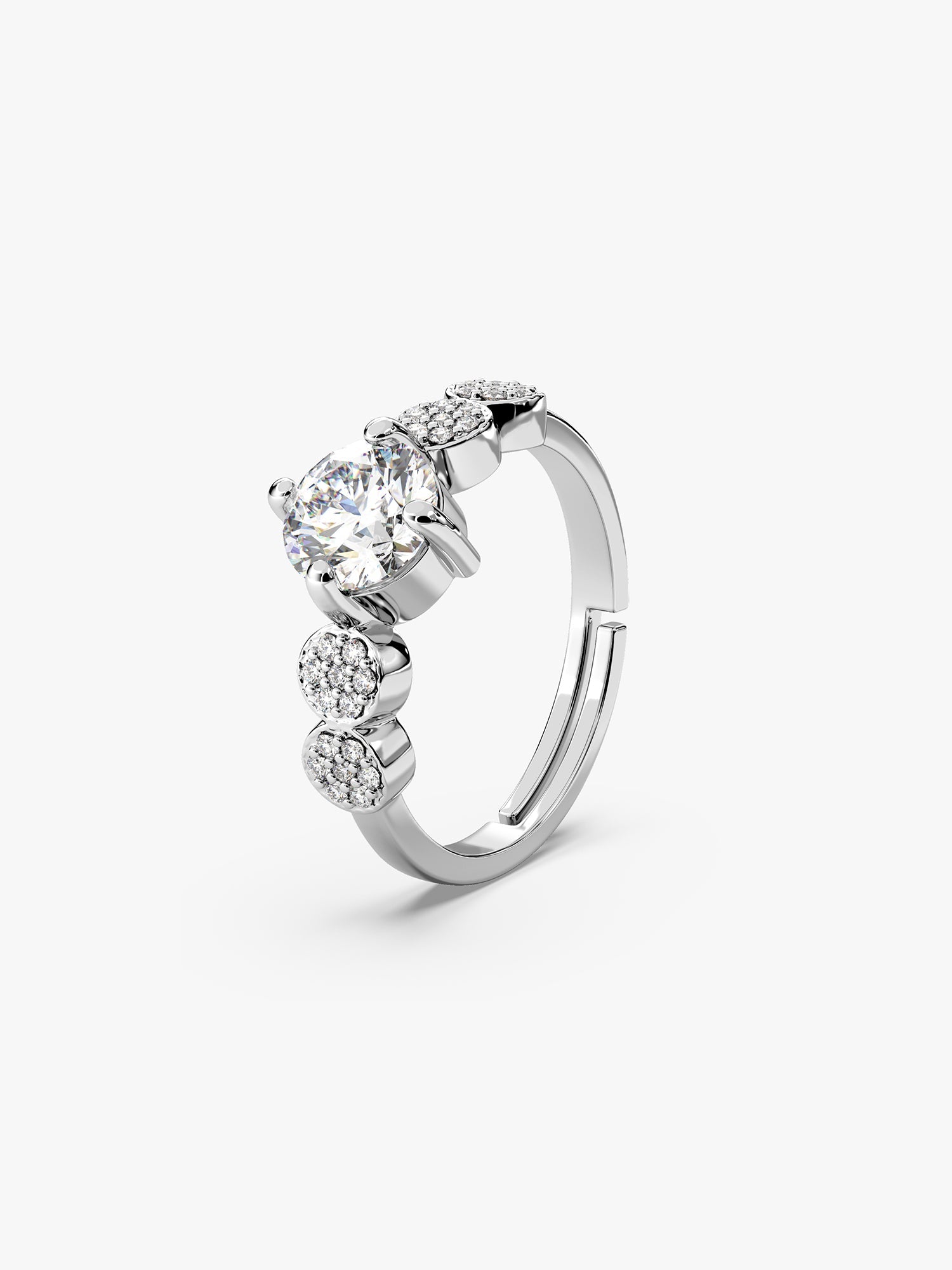Silver Attracted To You Ring