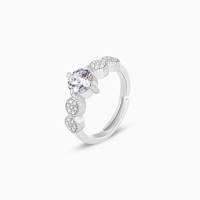Silver Attracted To You Ring