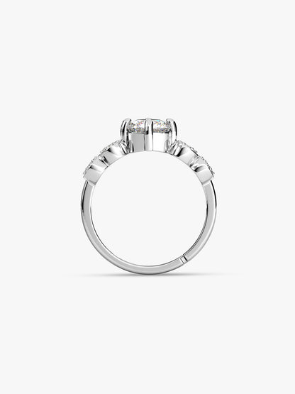 Silver Attracted To You Ring