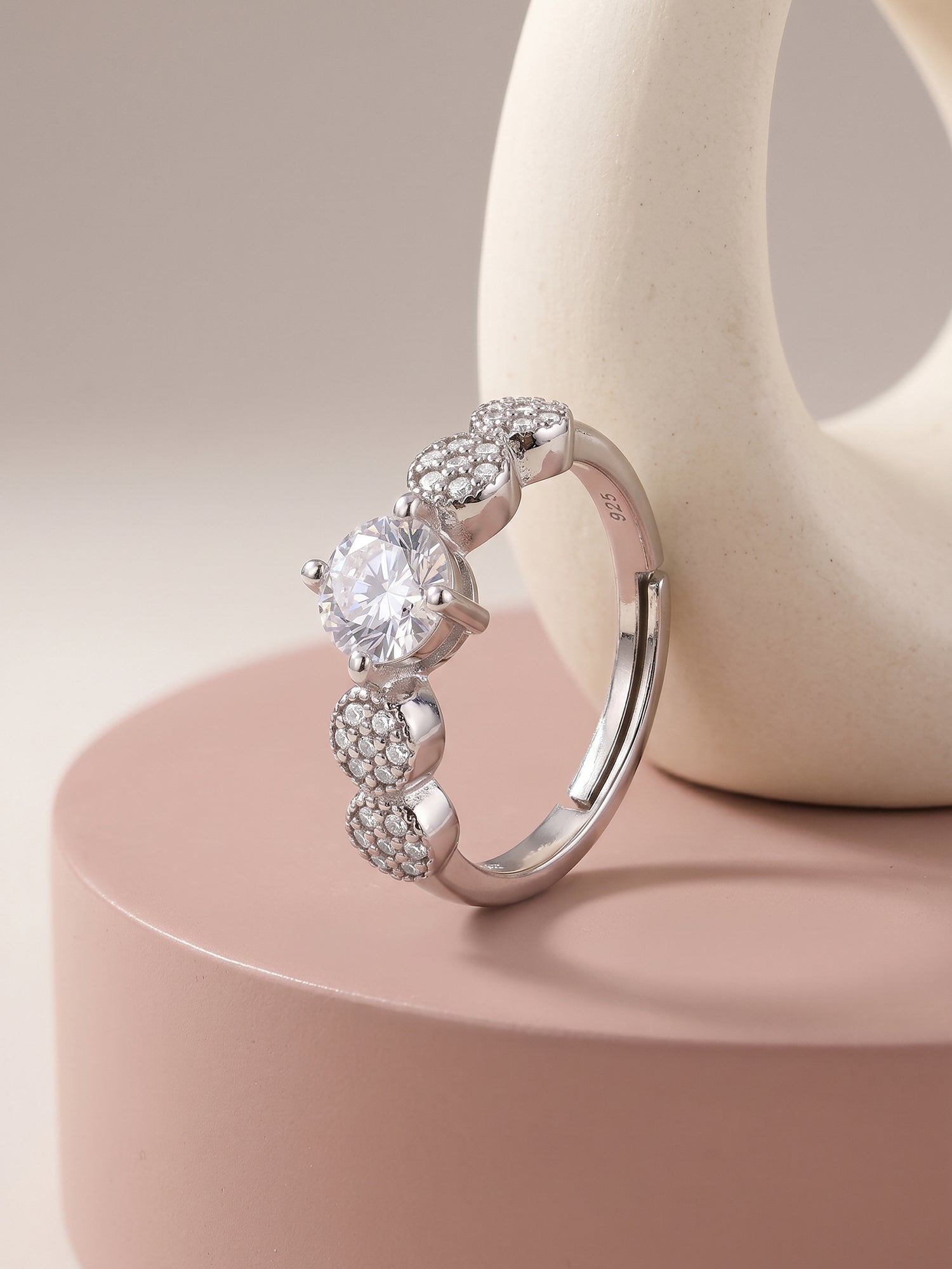 Silver Attracted To You Ring