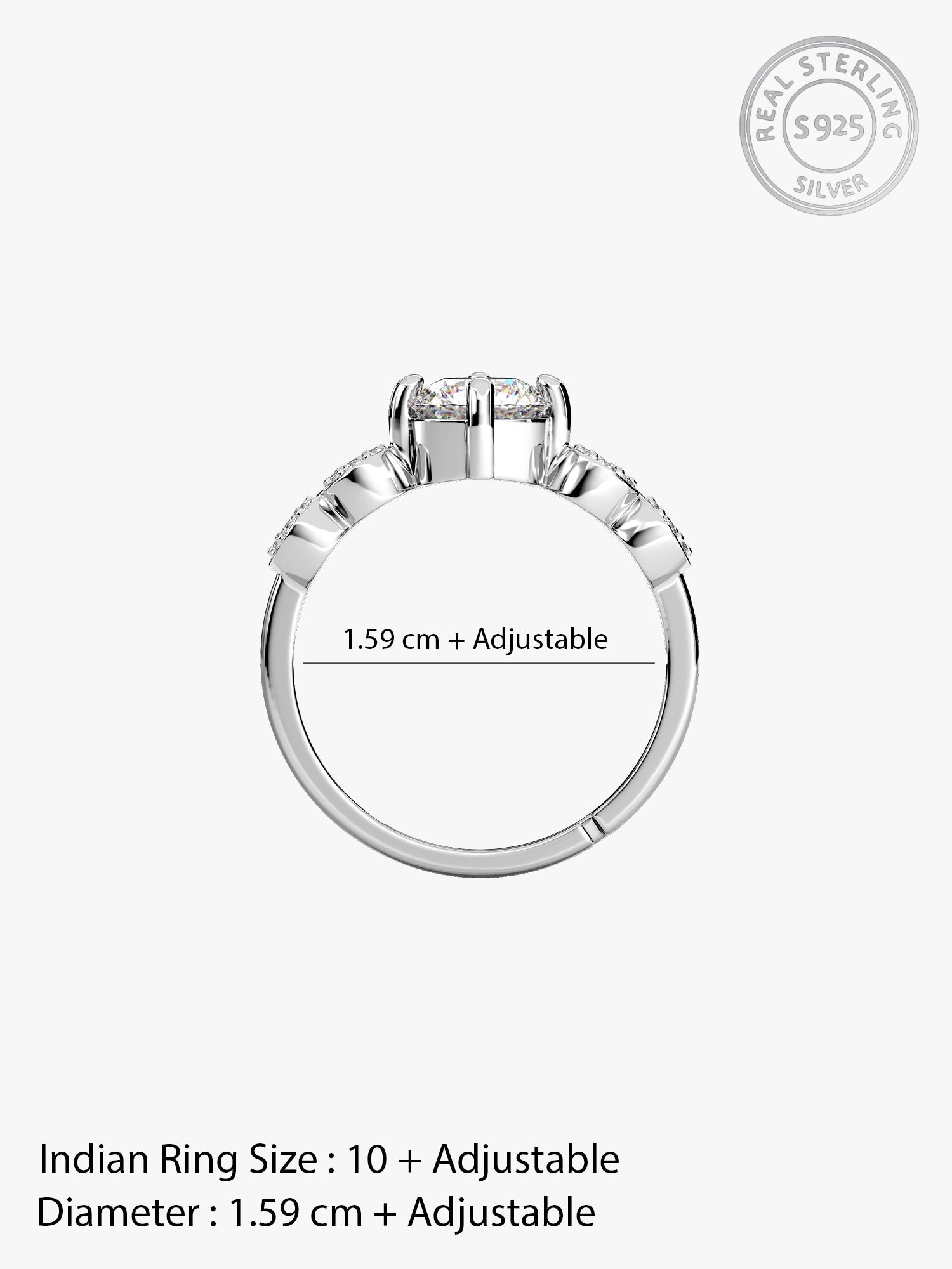 Silver Attracted To You Ring