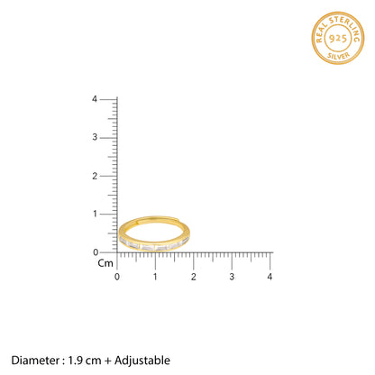 Golden Leafy Embrace Stackable Rings