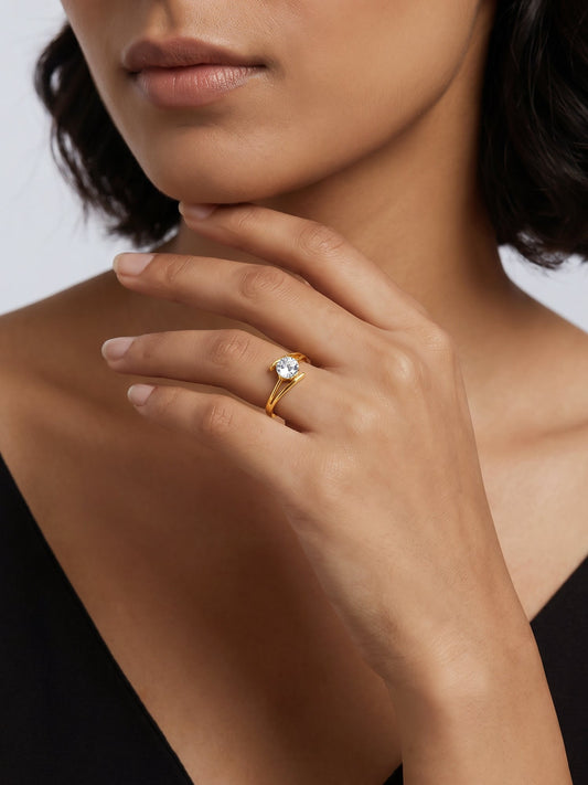 Golden Gleam Dream Ring
