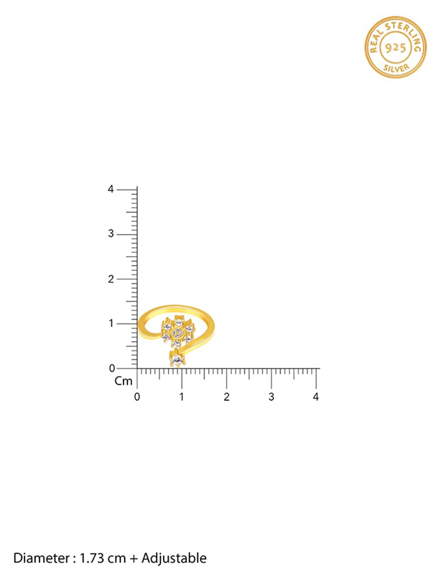 Golden Blooming Flower Ring