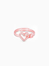 Rose Gold Love Square Earrings