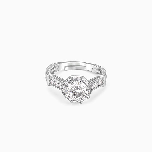 Silver Dazzling Glamour Ring