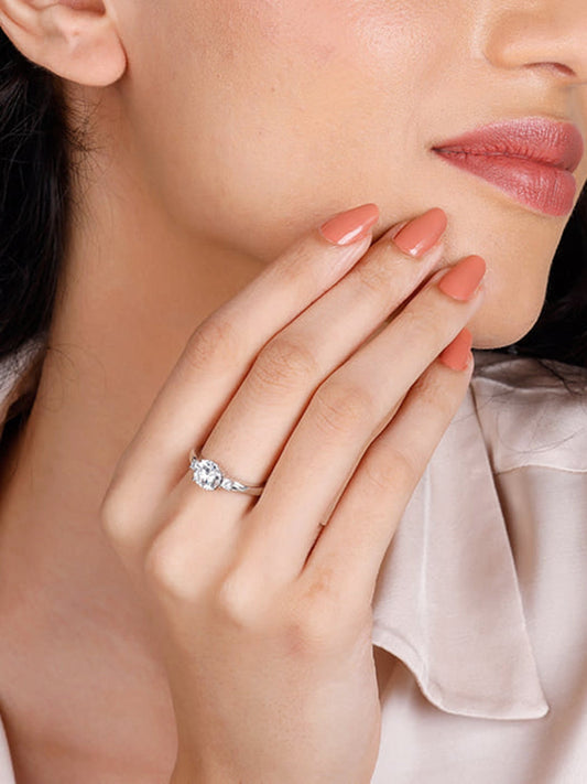 Silver Serenity Shine Ring