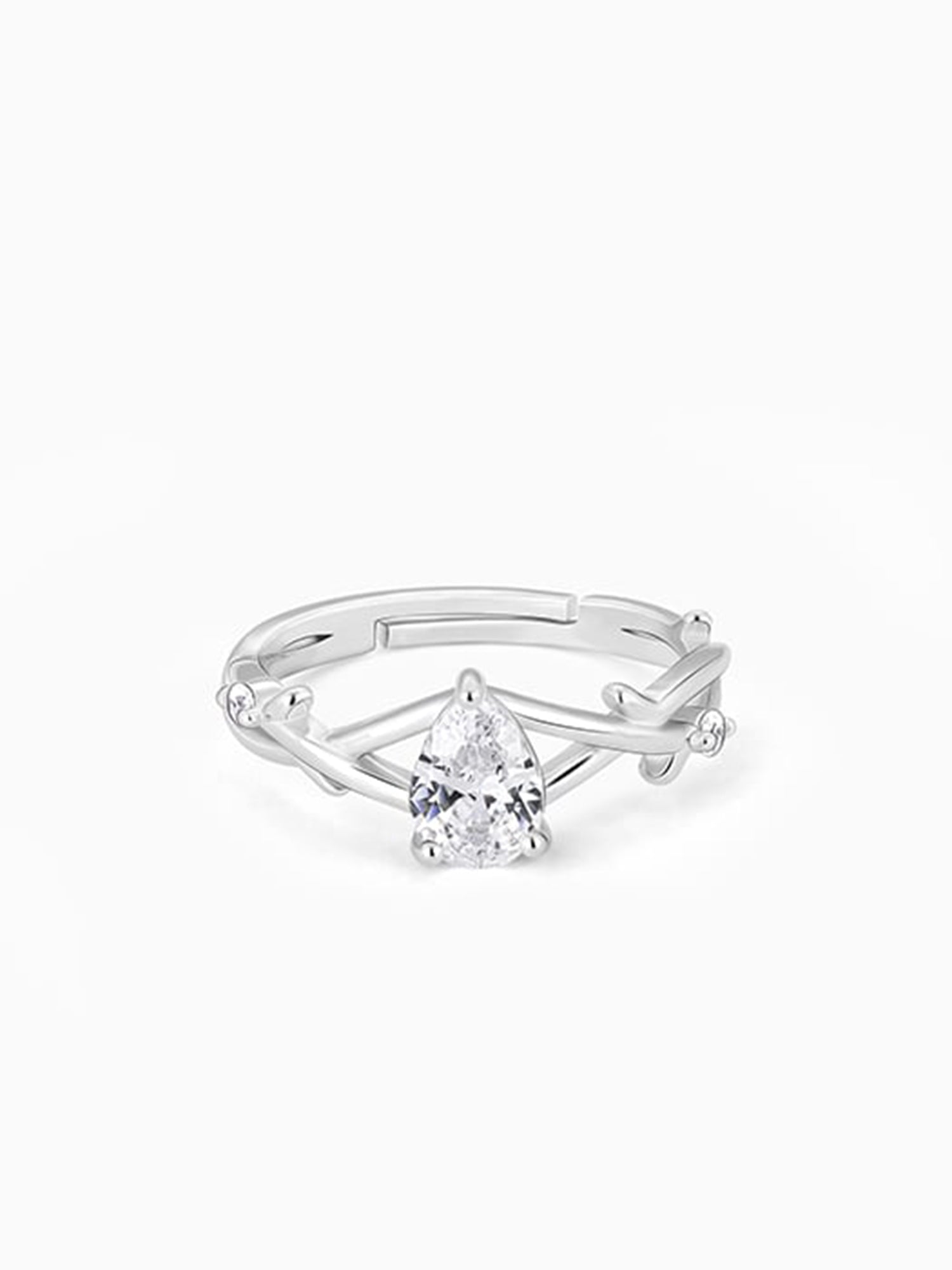 Silver Lost in Love Ring