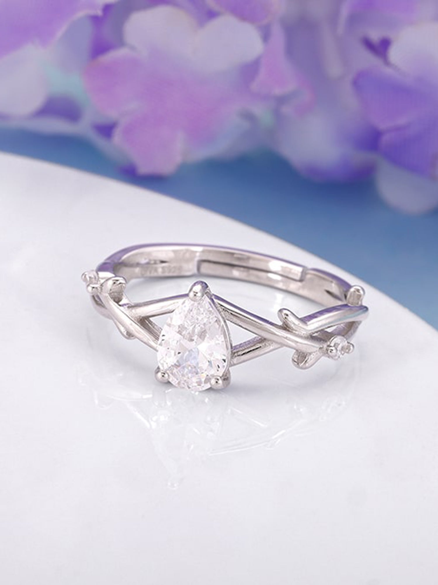 Silver Lost in Love Ring