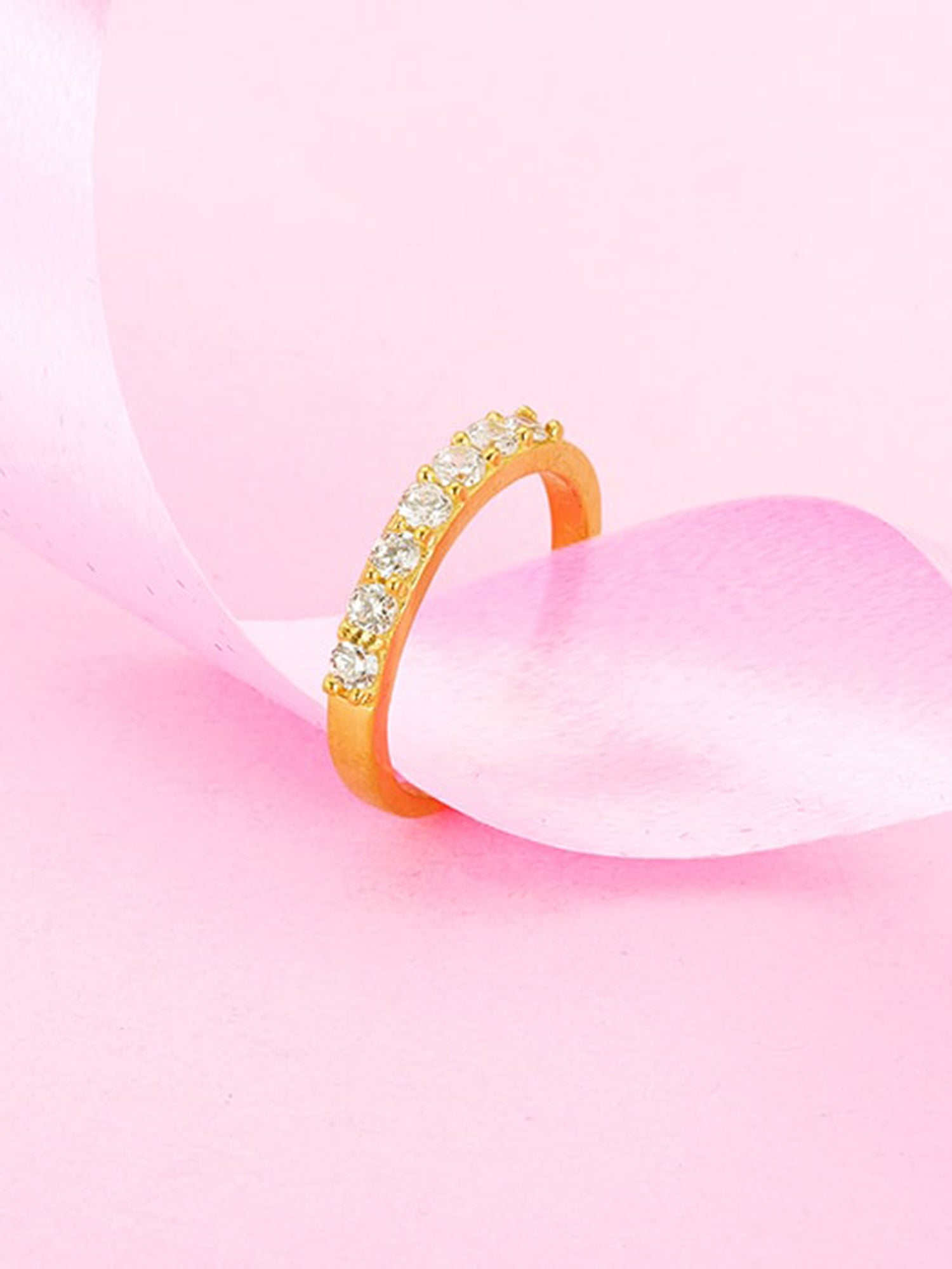 Golden Halo of Love Ring