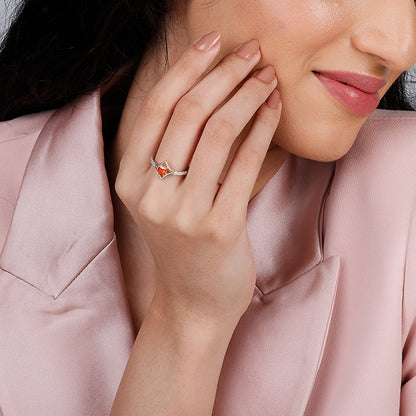 Silver Captivating Radiance Ring