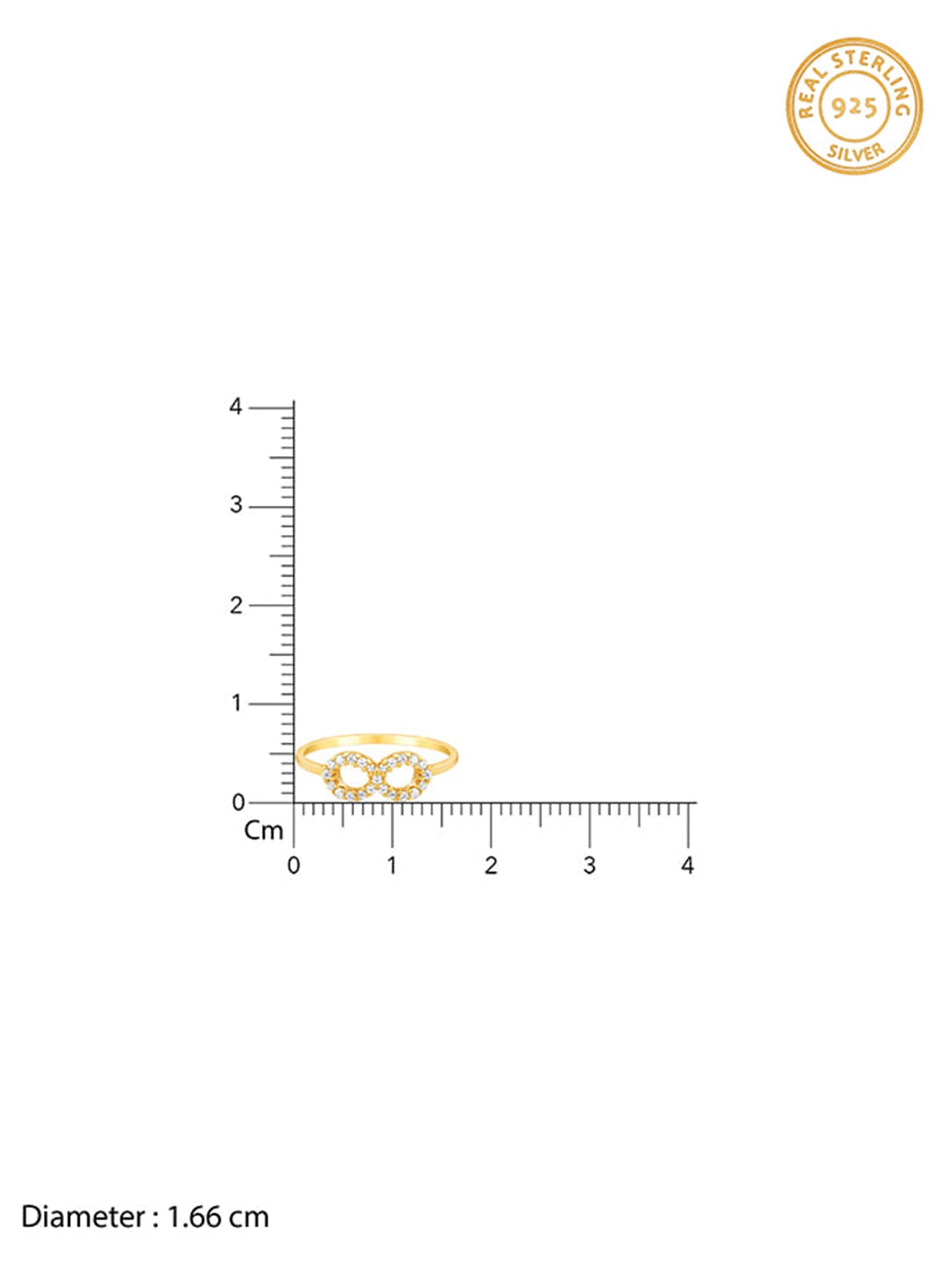 Golden Infinite Grace Ring