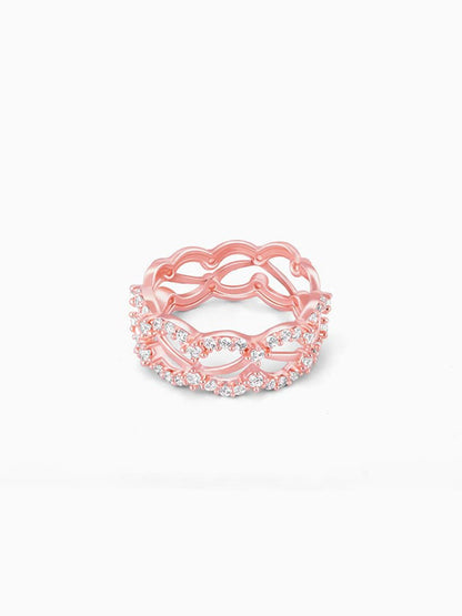Rose Gold Love Beckons Ring
