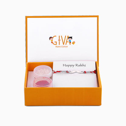Silver Moustache (Moonchh) Rakhi