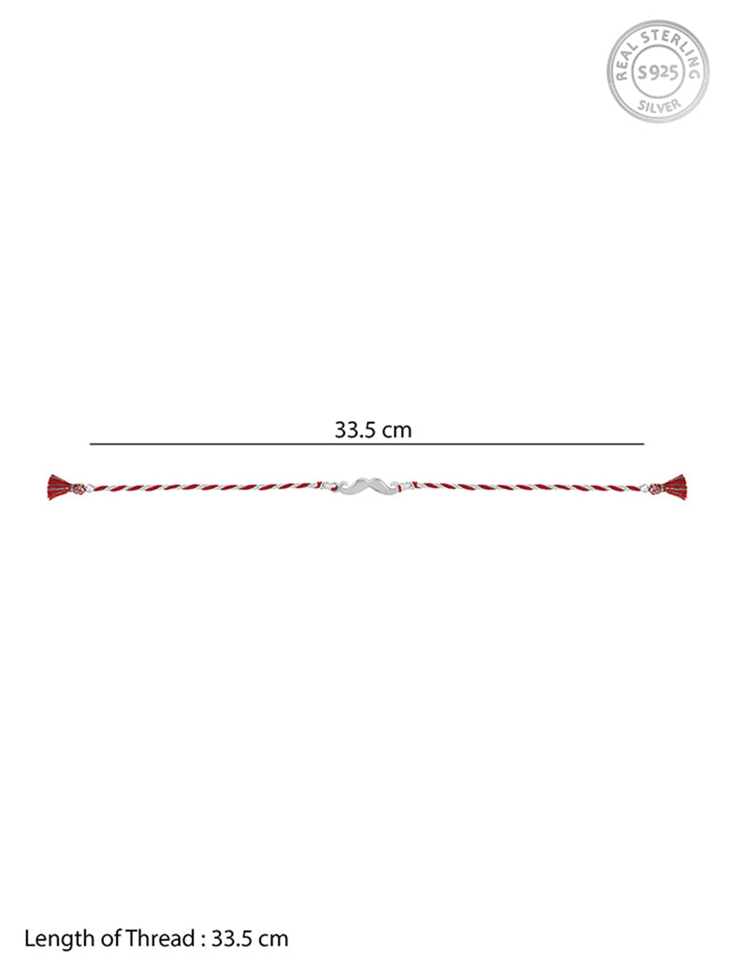 Silver Moustache (Moonchh) Rakhi