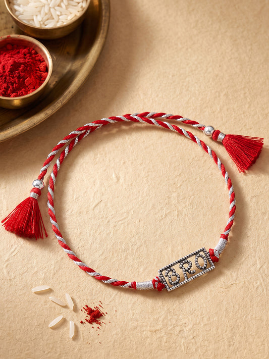 Oxidised Silver Bro Rakhi