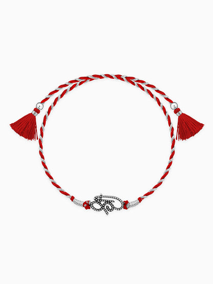 Oxidised Silver Shree Rakhi