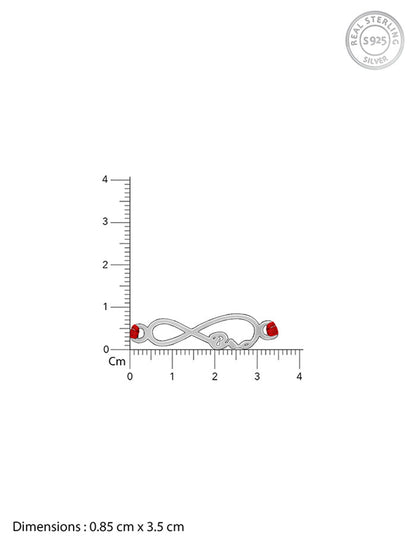 Silver Infinity Rakhi