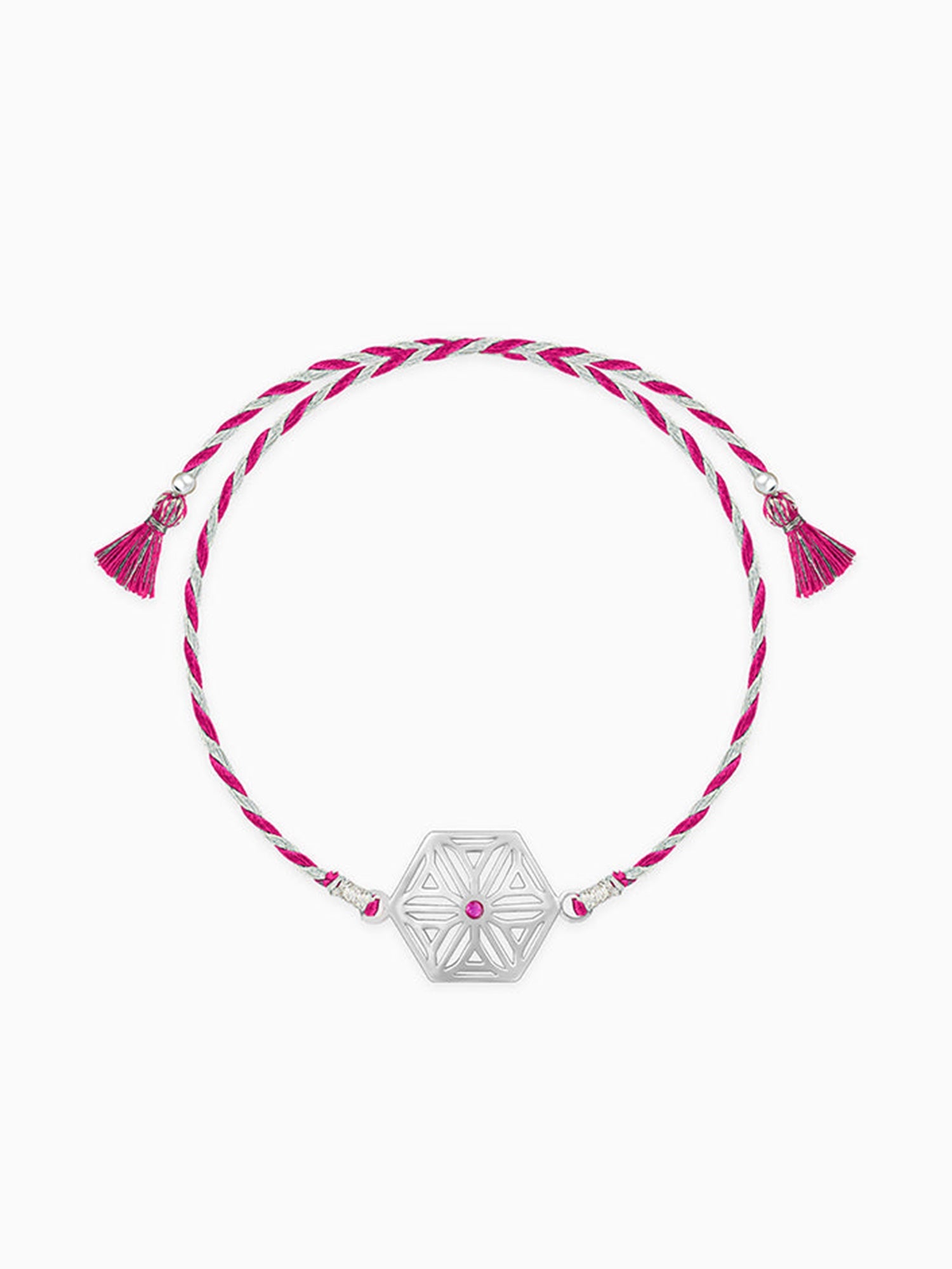 Silver Sibling Bond Rakhi