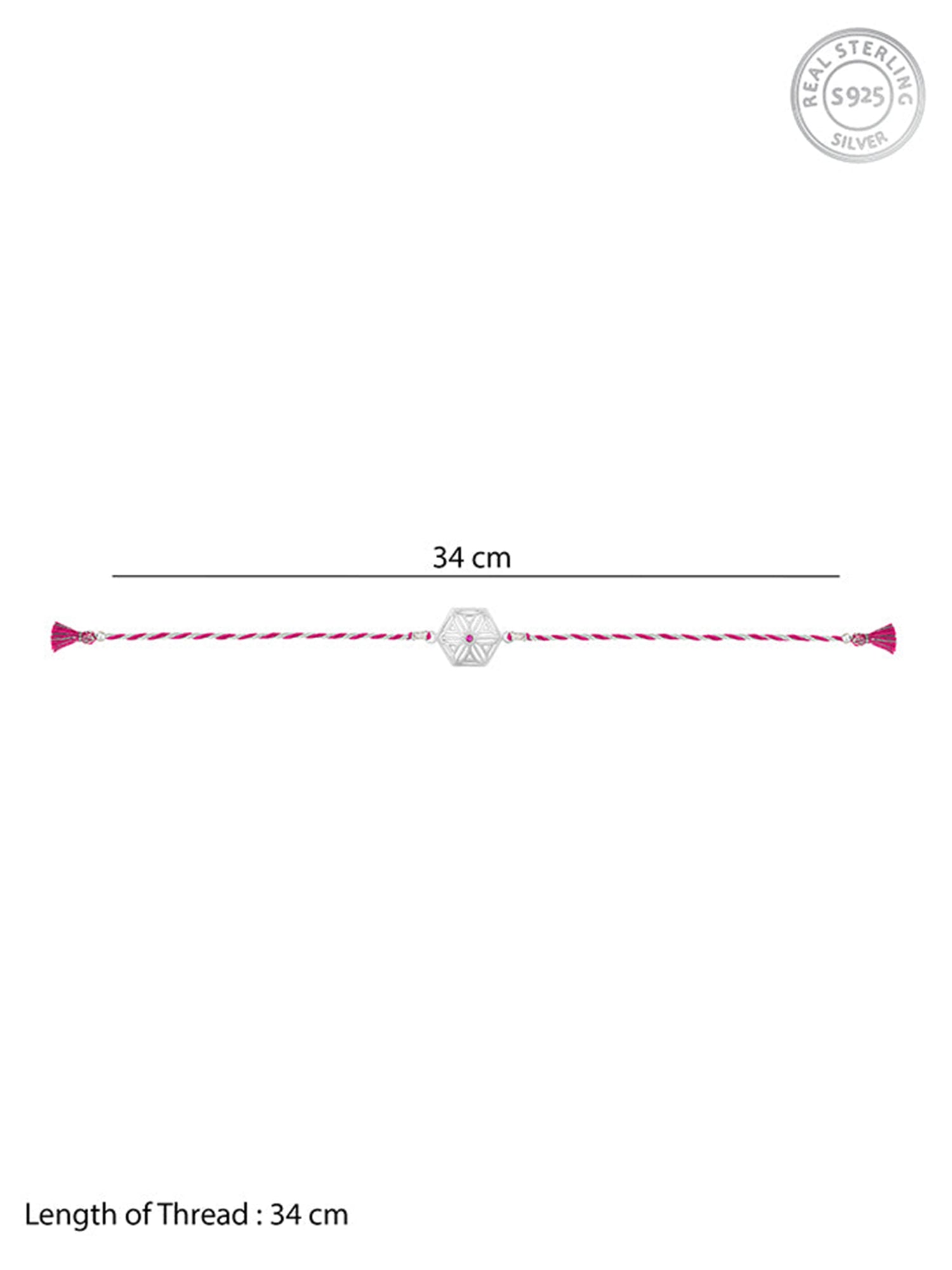 Silver Sibling Bond Rakhi