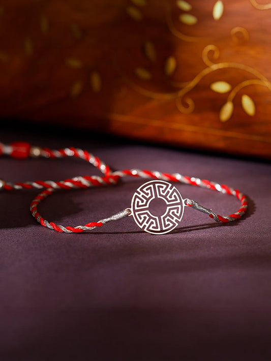 Silver Classic Mandala Rakhi