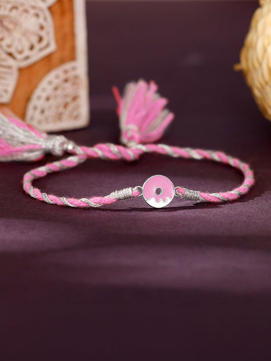 Silver Donut Kids Rakhi